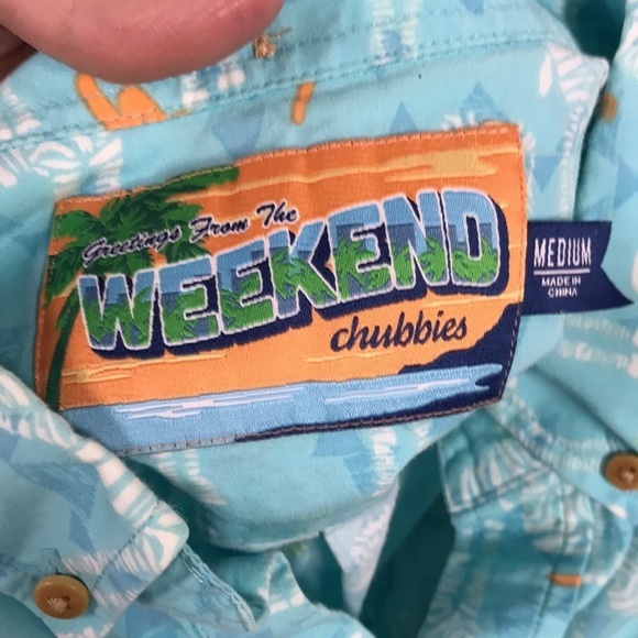 Chubbies Weekend Blue Zebra Print Pullover - Picture 11 of 11